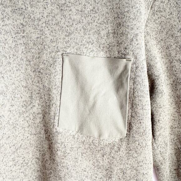 Arc’teryk Covert Knit Sweater Pull Over Green Heathered Fabric Chest Pocket S - Picture 4 of 13